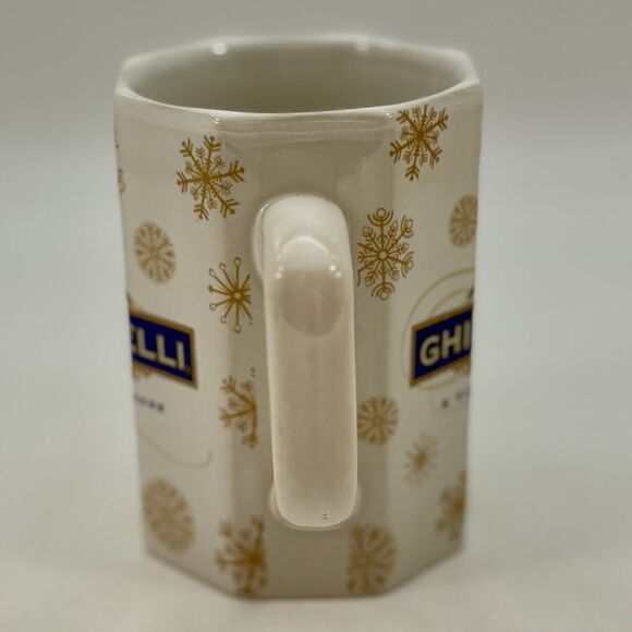 Classic Ghirardelli Coffee Mug / Cup Hot Chocolate Octagon-Shaped 10 oz 4" Tall - Picture 3 of 8
